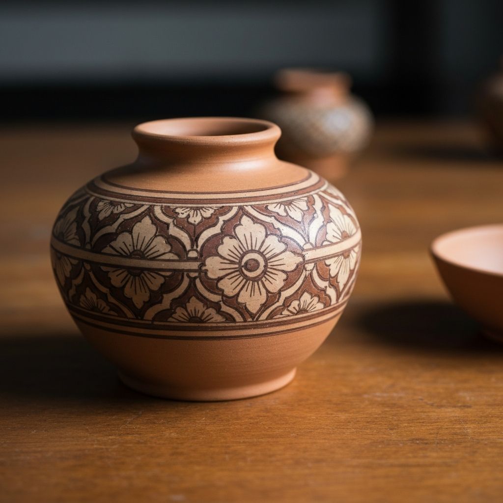 Traditional Thai ceramic details